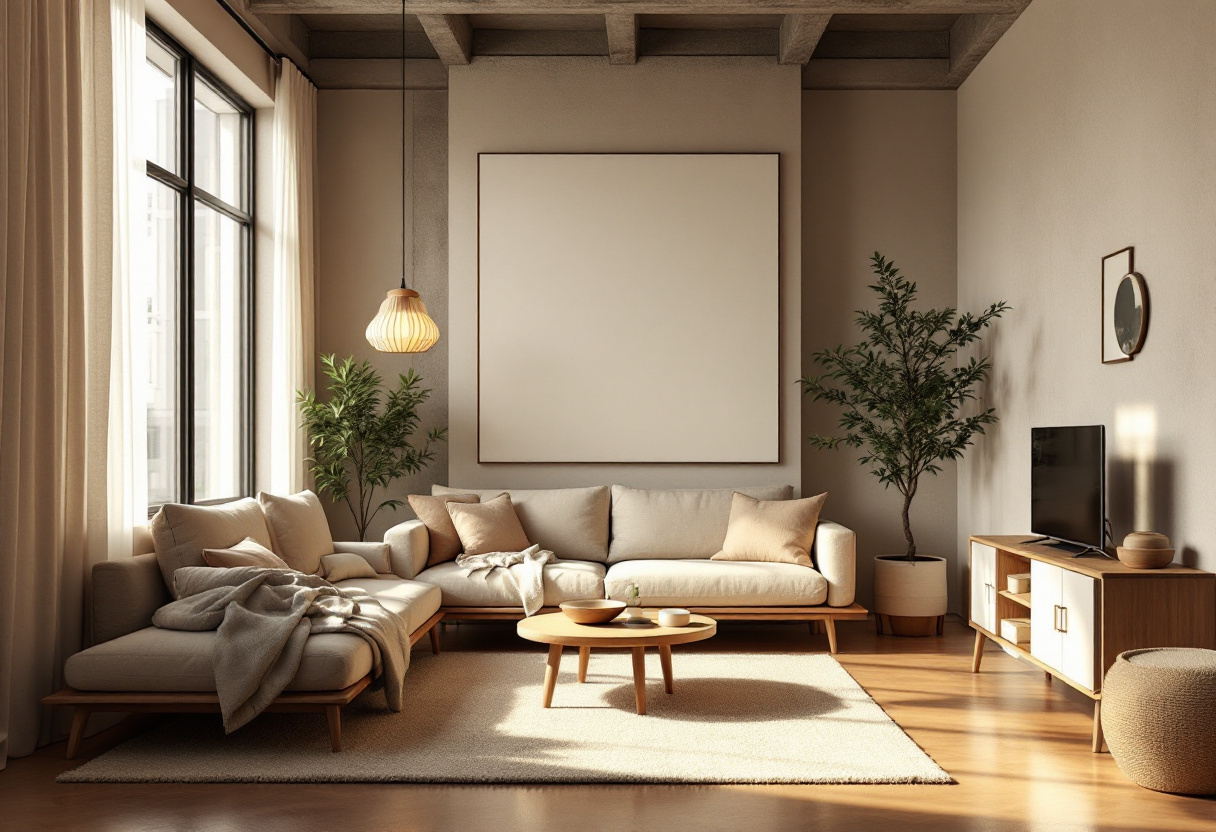 Interior de una vivienda reformada con luz natural